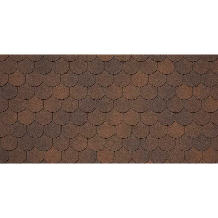 Гибкая черепица Тегола Comfort ASSISI Marrone 434