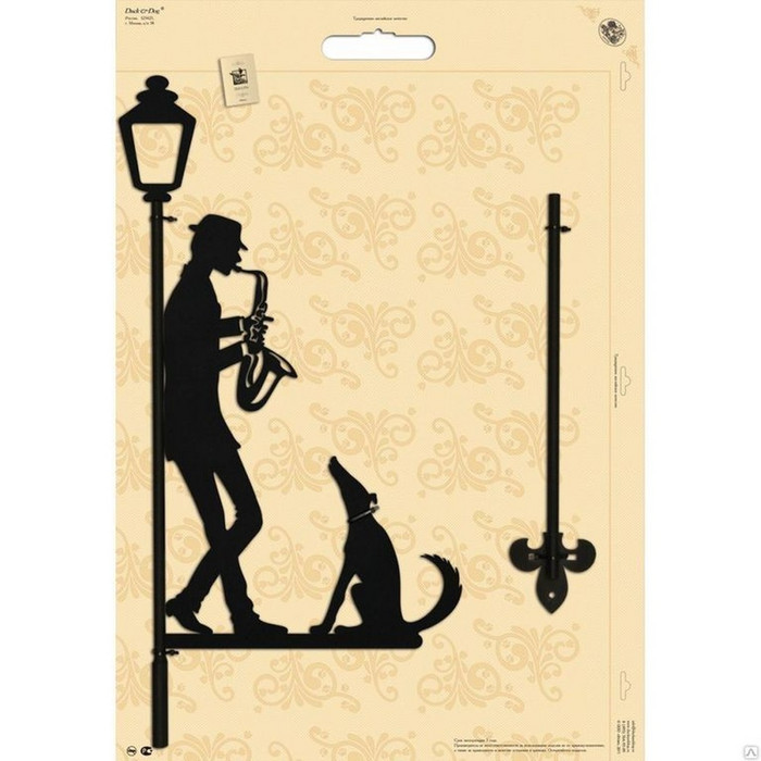 Указатель ветра большой Duck & Dog 203 Саксофонист